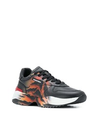 DSQUARED2 D42 Tiger Print Sneakers