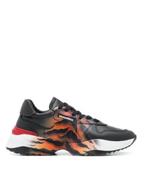 DSQUARED2 D42 Tiger Print Sneakers