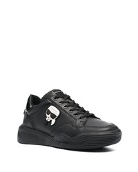 Karl Lagerfeld Ikonic Patch Leather Sneakers