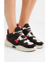 Isabel Marant Kindsay Suede Leather And Mesh Sneakers