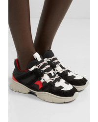 Isabel Marant Kindsay Suede Leather And Mesh Sneakers