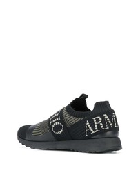 Emporio Armani Knitted Style Sneakers