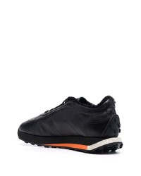 Santoni Leather Low Top Sneakers