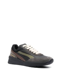 DSQUARED2 Leather Side Stripe Sneakers