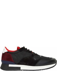 Givenchy Leather Suede Mesh Running Sneakers
