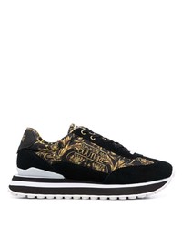 VERSACE JEANS COUTURE Logo Print Lace Front Sneakers