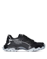 Valentino Garavani Logo Print Lace Up Sneakers