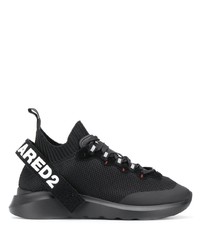 DSQUARED2 Logo Strap High Top Sneakers