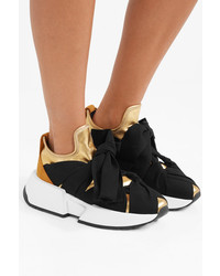 MM6 MAISON MARGIELA Med Stretch Knit And Canvas Sneakers