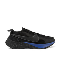 Nike Moon Racer Qs Canvas Leather And Suede Sneakers
