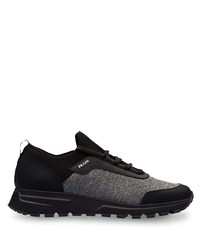 Prada Moulin Knitted Panel Sneakers