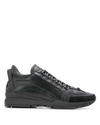 DSQUARED2 Perforated Detail Low Top Trainers