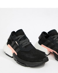 adidas Originals Pod S31 Trainers In Black And Pink