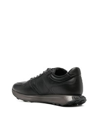 Hogan Polished Finish Lace Up Sneakers
