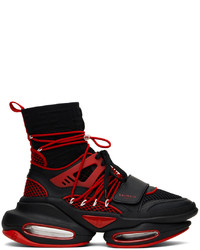 Balmain Red B Bold Sneakers