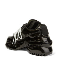 Maison Margiela Retro Fit Patent Leather Sneakers