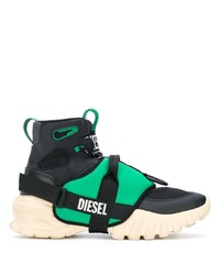 Diesel S Sharquez Mid High Top Sneakers