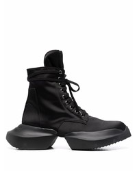 Rick Owens DRKSHDW Segted Sole Lace Up Boots