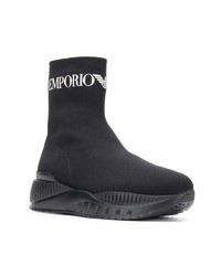 Emporio Armani Sock Hi Top Sneakers