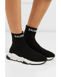 Balenciaga Speed Stretch Knit High Top Sneakers