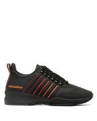 DSQUARED2 Stripe Detail Lace Up Sneakers