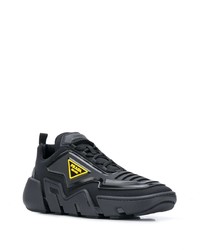 Prada Techno Stretch Low Top Sneakers