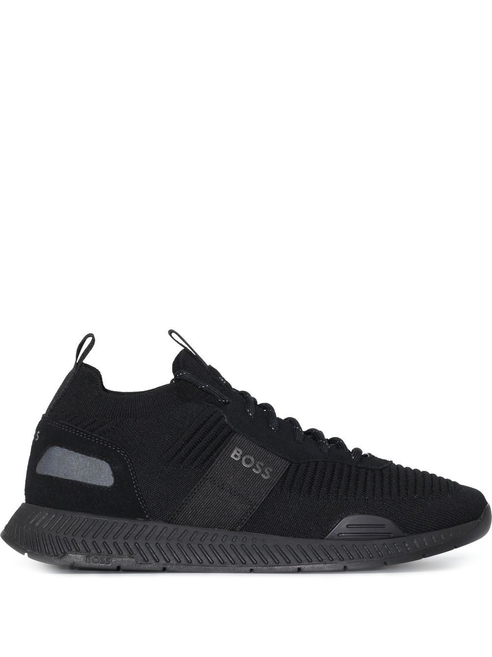 BOSS Titanium Runn Knsta Sneakers, $293 | farfetch.com | Lookastic