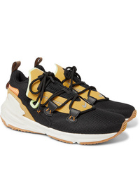 Nike Zoom Moc Mesh And Suede Sneakers