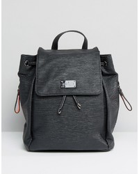 Pauls Boutique Backpack In Black With Tassel Detail