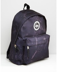 Hype Backpack In Gritty Black On Black