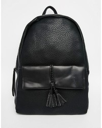 Pieces Backpack With Braided Pocket Detail