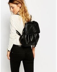 Aldo Backpack With Chevron Chain Detail