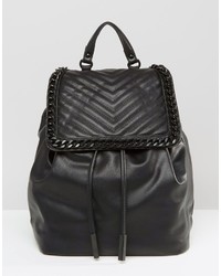 Aldo Backpack With Chevron Chain Detail