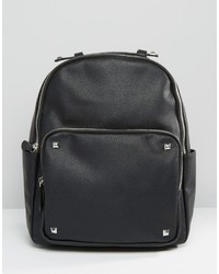 Pieces Backpack With Pocket Studding Detail