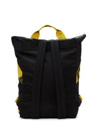 Off-White Black And Yellow Twill Backpack