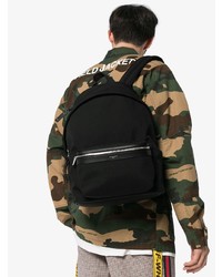 Saint Laurent Black Classic Zipped Backpack