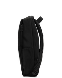 Cote And Ciel Black Eco Yarn Rhine New Flat Backpack