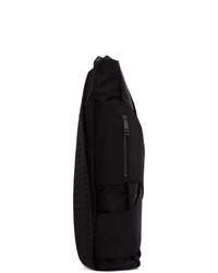 Feng Chen Wang Black Large Layered Backpack