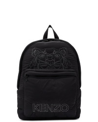 Kenzo Black Large Tiger Kampus Backpack