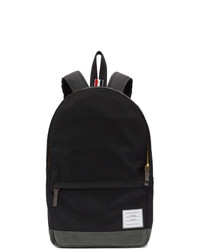 Thom Browne Black Leather Base Unstructured Backpack, $828 | SSENSE ...