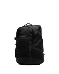 Moncler Black Logo Patch Backpack