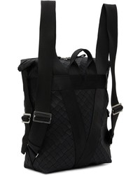 Bottega Veneta Black Rubber Buffer Backpack
