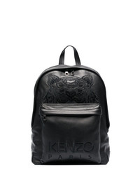 Kenzo Black Tiger Ed Leather Backpack