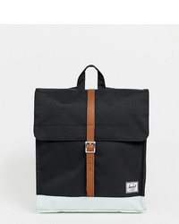 Herschel Supply Co. City Backpack In Black And Blue Base