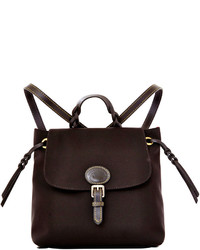 dooney nylon flap backpack