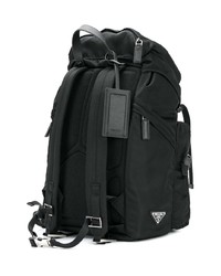 Prada Double Straps Multi Pockets Backpack