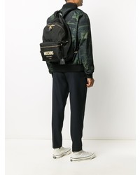 Moschino Embossed Logo Backpack