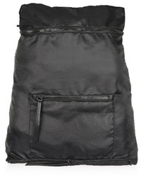 Topshop Foldaway Backpack Black