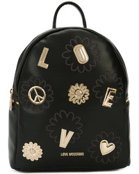 Love Moschino Golden Patch Backpack