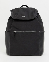 matt & nat Greco Laptop Backpack In Black